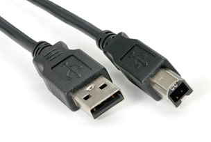 USB “A”- ‘B” cable